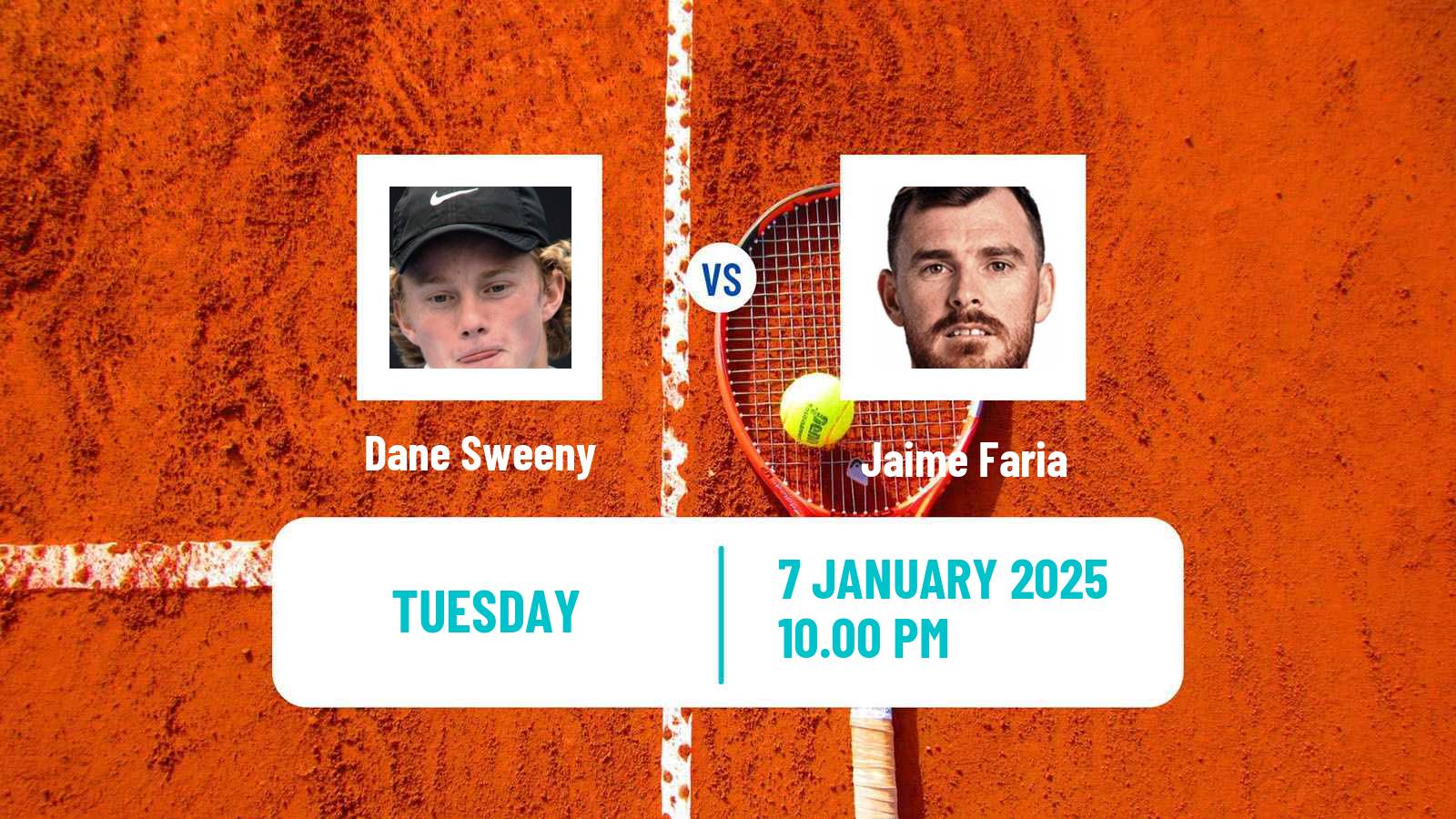 Tennis ATP Australian Open Dane Sweeny - Jaime Faria