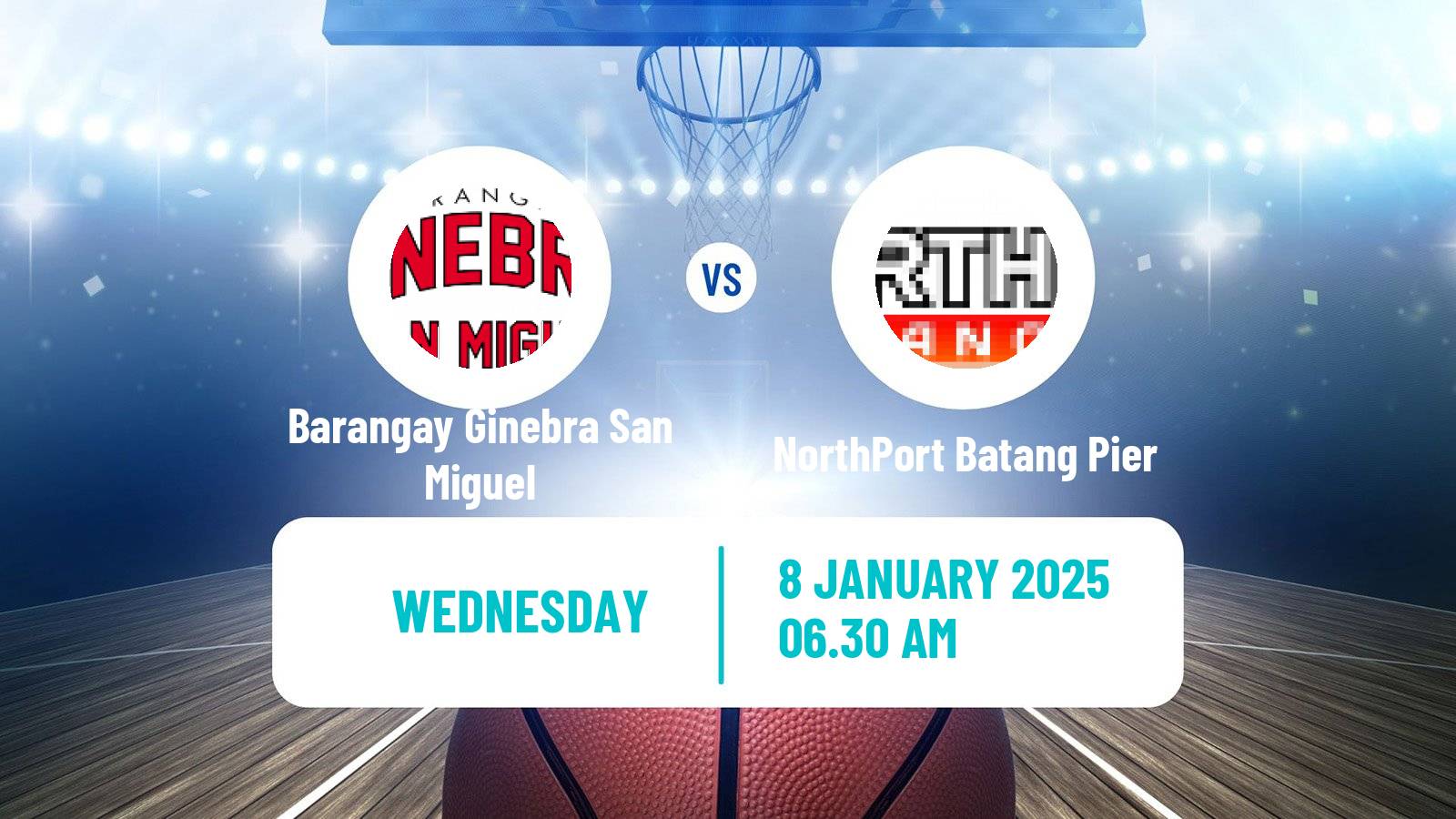 Basketball Philippines - Commissioners Cup Barangay Ginebra San Miguel - NorthPort Batang Pier