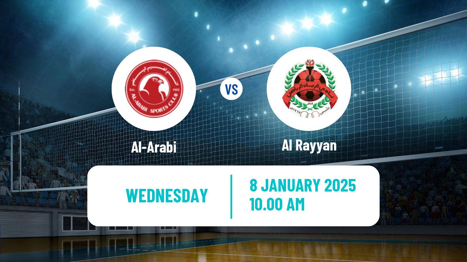 Volleyball Qatar Volleyball League Al-Arabi - Al Rayyan