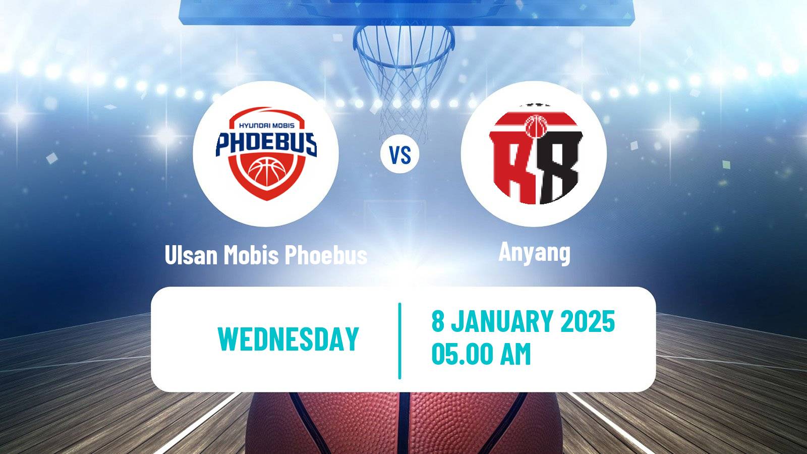 Basketball KBL Ulsan Mobis Phoebus - Anyang