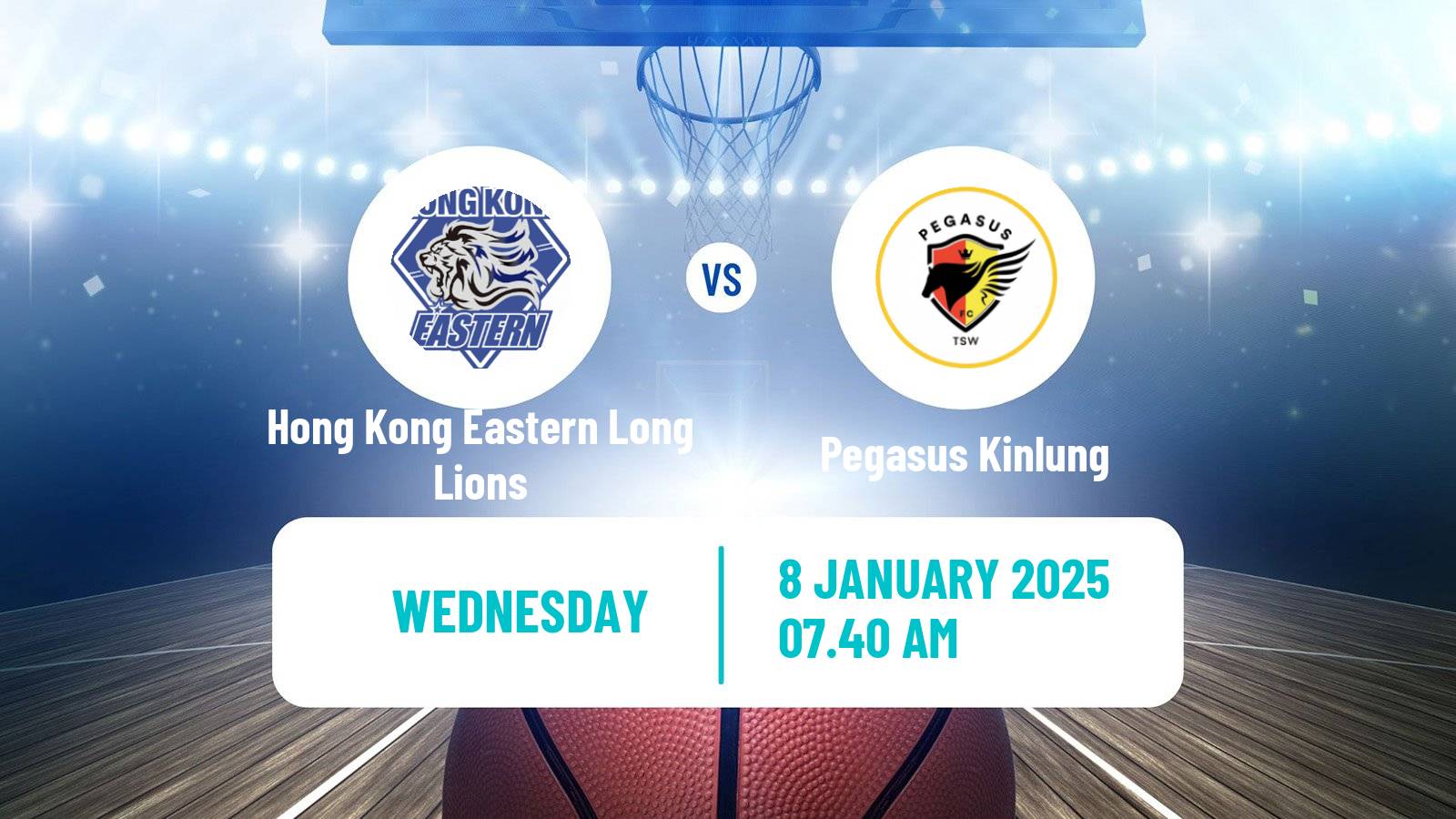 Basketball Hong Kong A1 Basketball Hong Kong Eastern Long Lions - Pegasus Kinlung