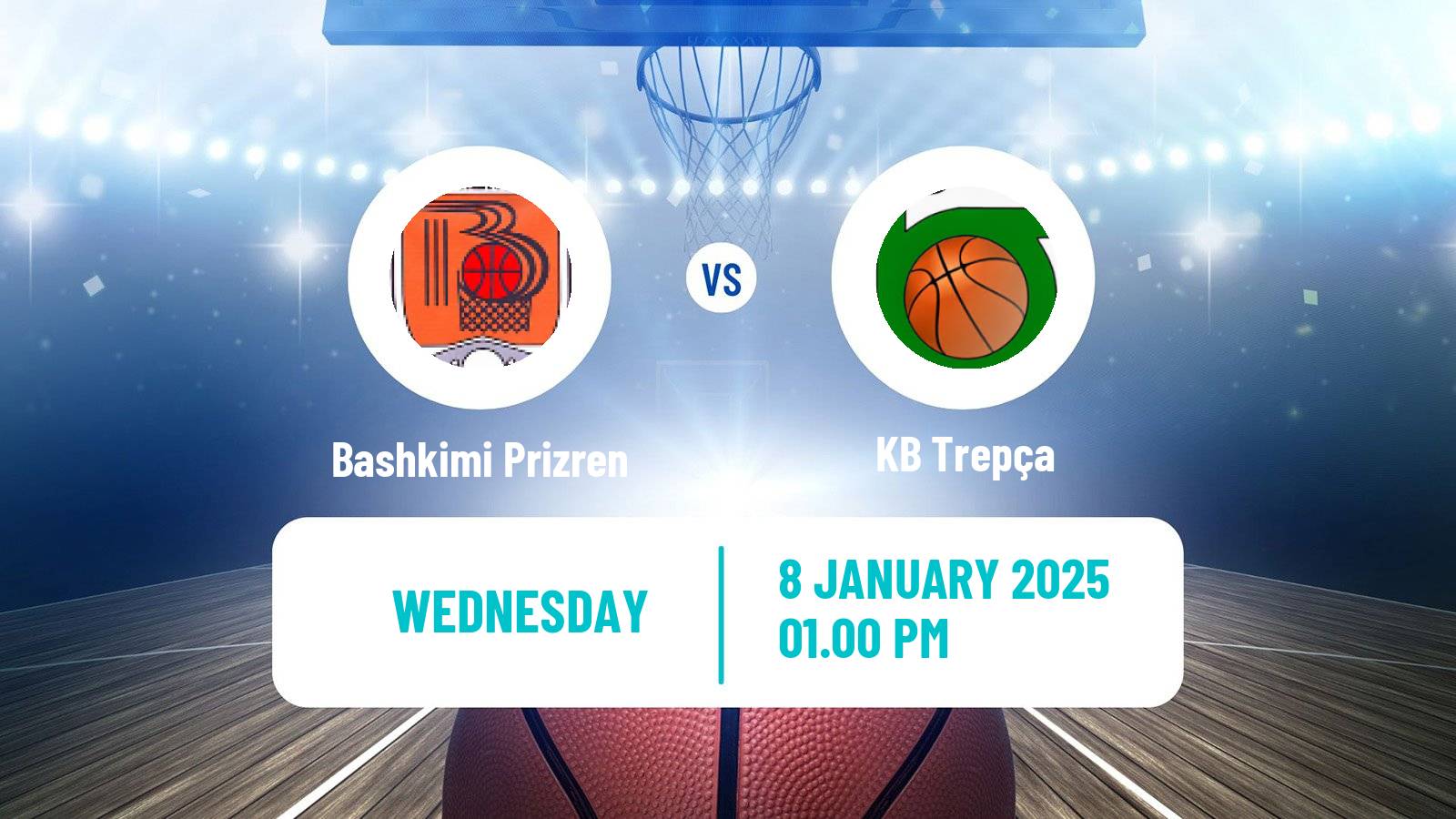 Basketball Kosovo Superliga Basketball Bashkimi Prizren - Trepça