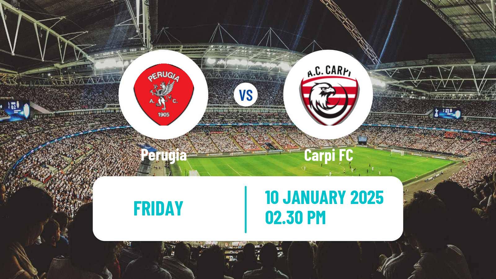 Soccer Italian Serie C Group B Perugia - Carpi