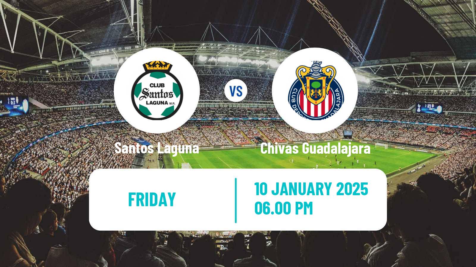 Soccer Mexican Liga MX Women Santos Laguna - Chivas Guadalajara