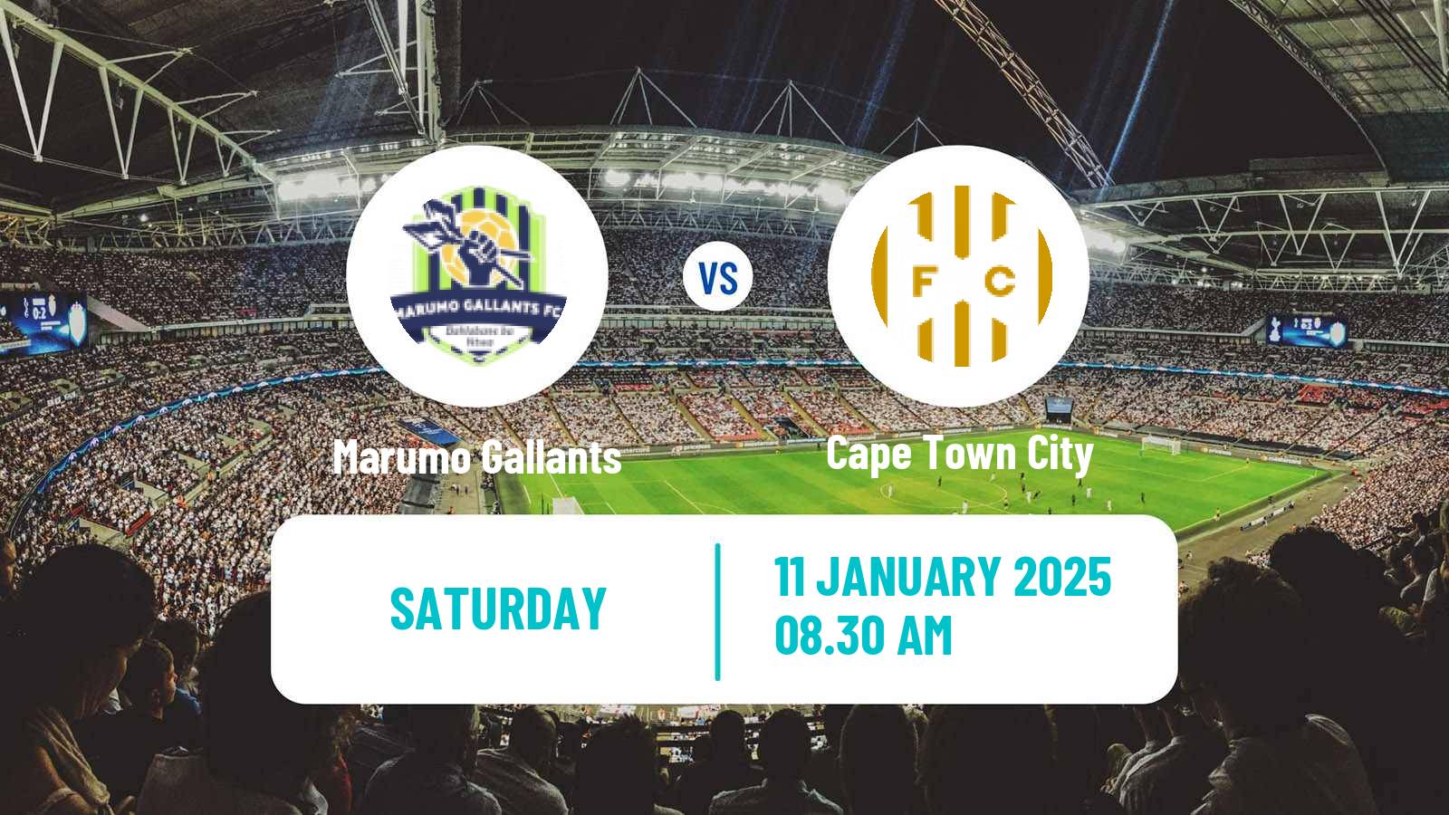 Soccer South African Premier Soccer League Marumo Gallants - Cape Town City