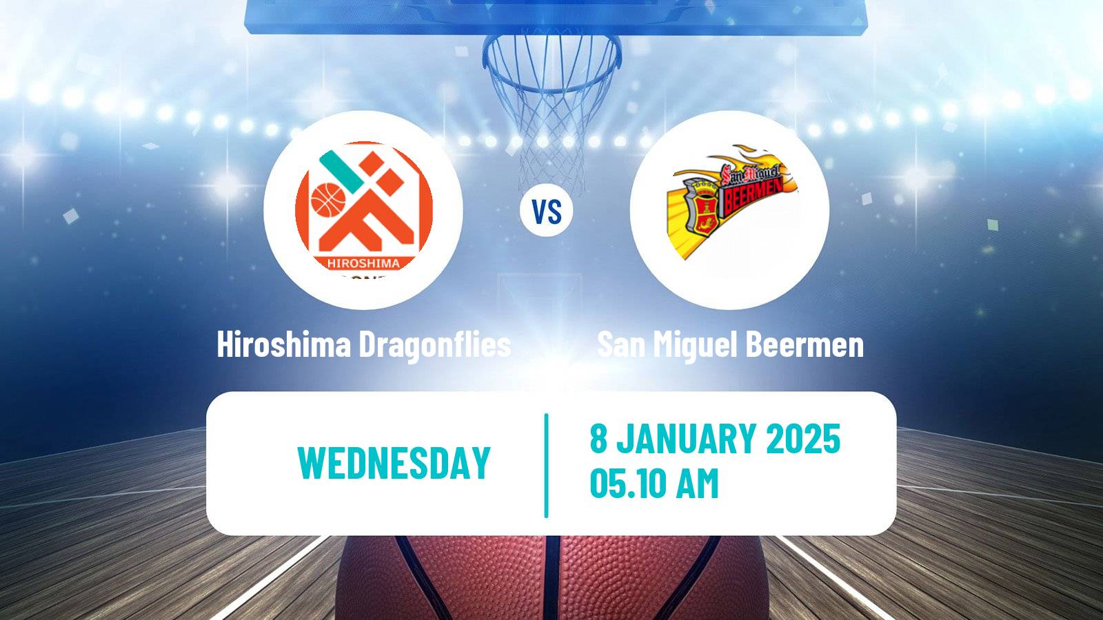 Basketball EASL Basketball Hiroshima Dragonflies - San Miguel Beermen