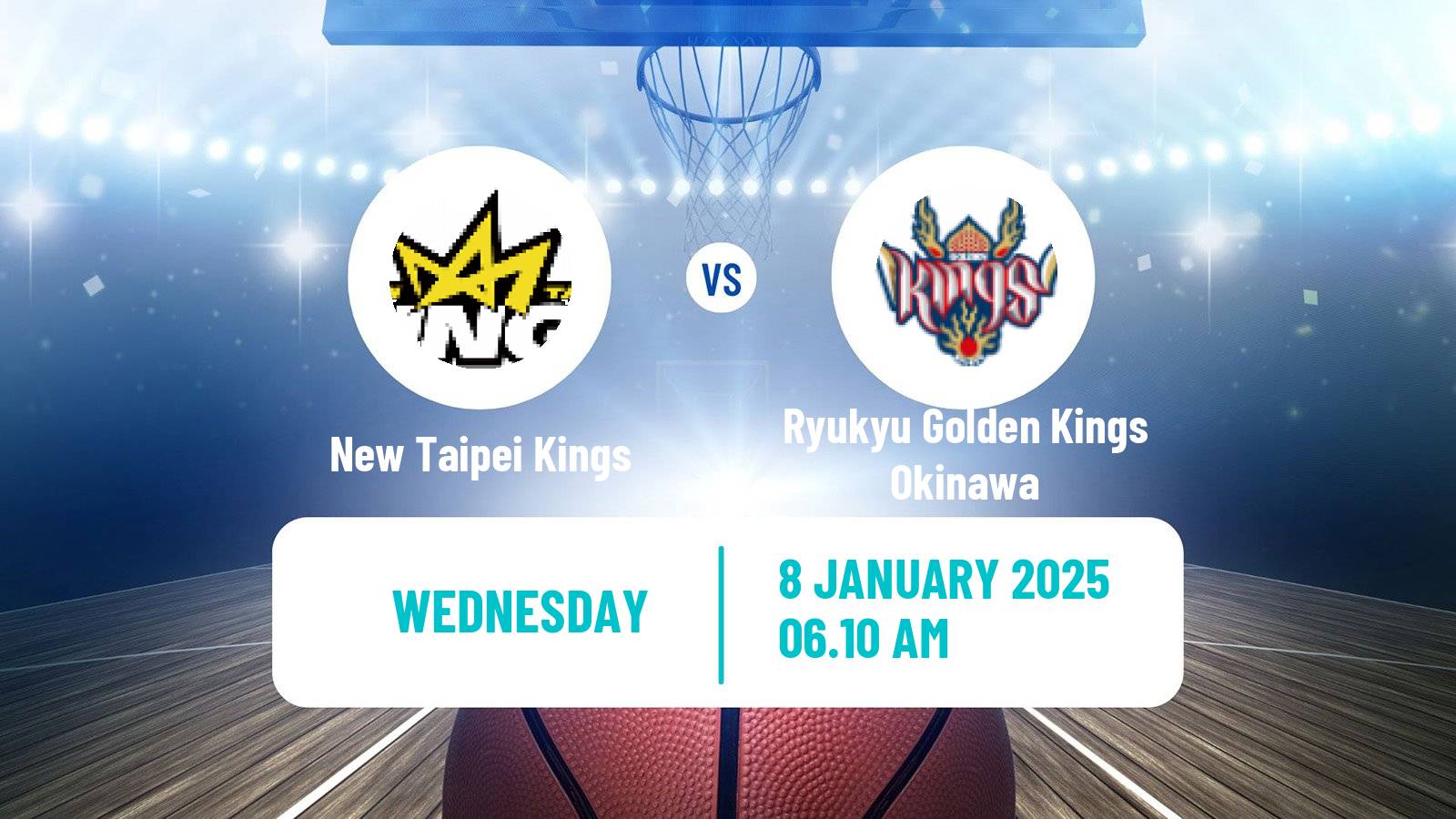 Basketball EASL Basketball New Taipei Kings - Ryukyu Golden Kings Okinawa