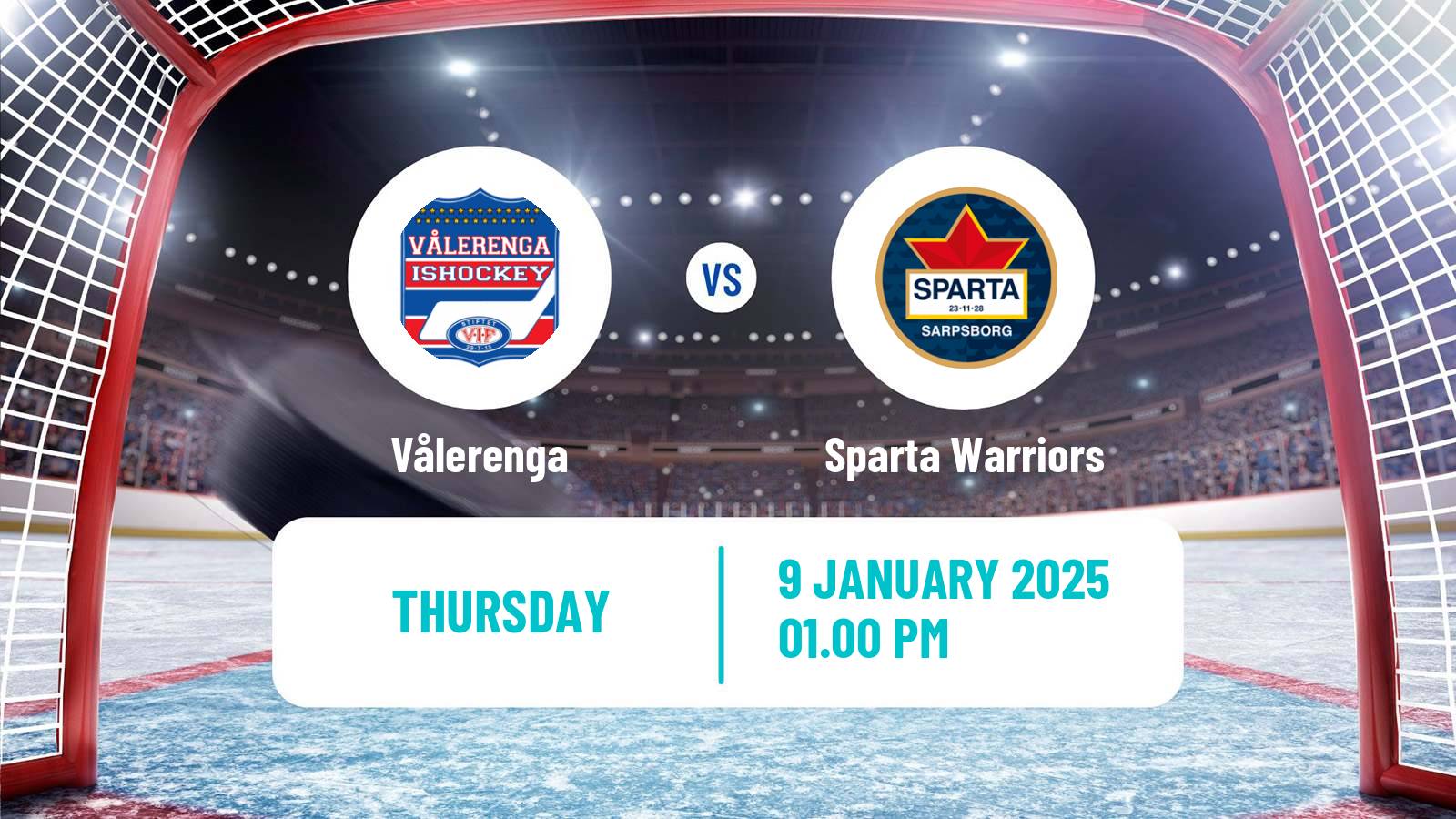 Hockey Norwegian Ligaen Hockey Vålerenga - Sparta Warriors