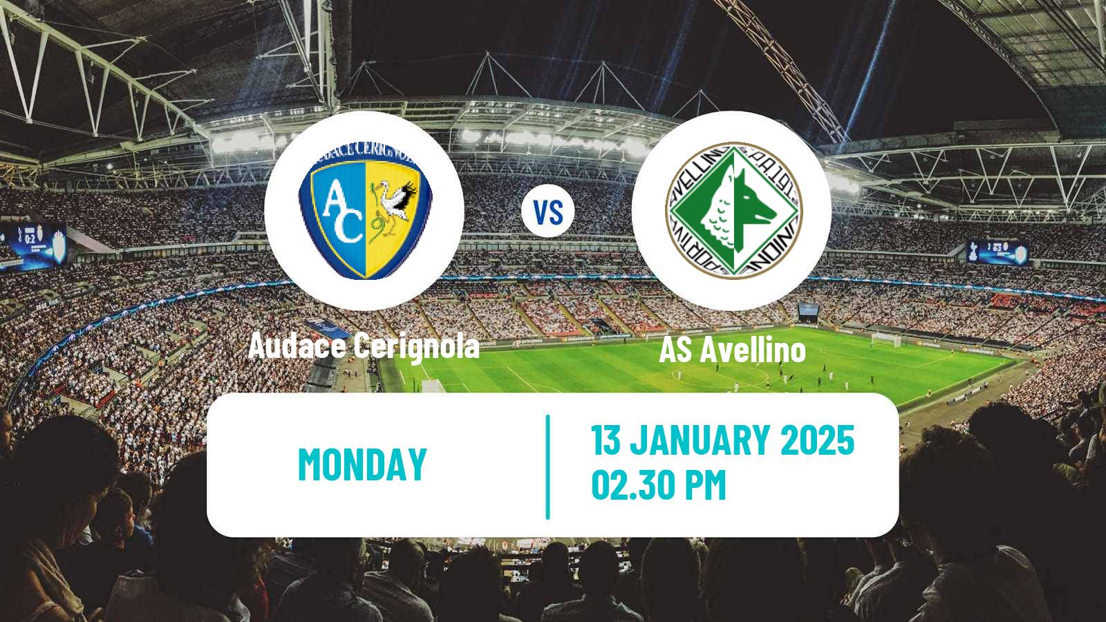 Soccer Italian Serie C Group C Audace Cerignola - Avellino