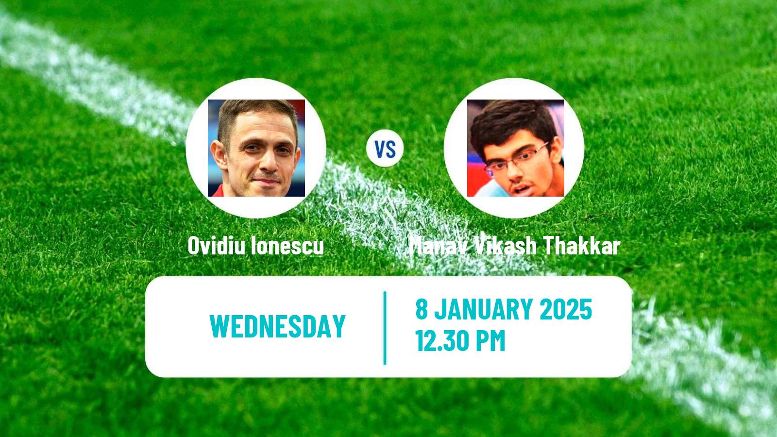 Table tennis Wtt Star Contender Doha Men Ovidiu Ionescu - Manav Vikash Thakkar