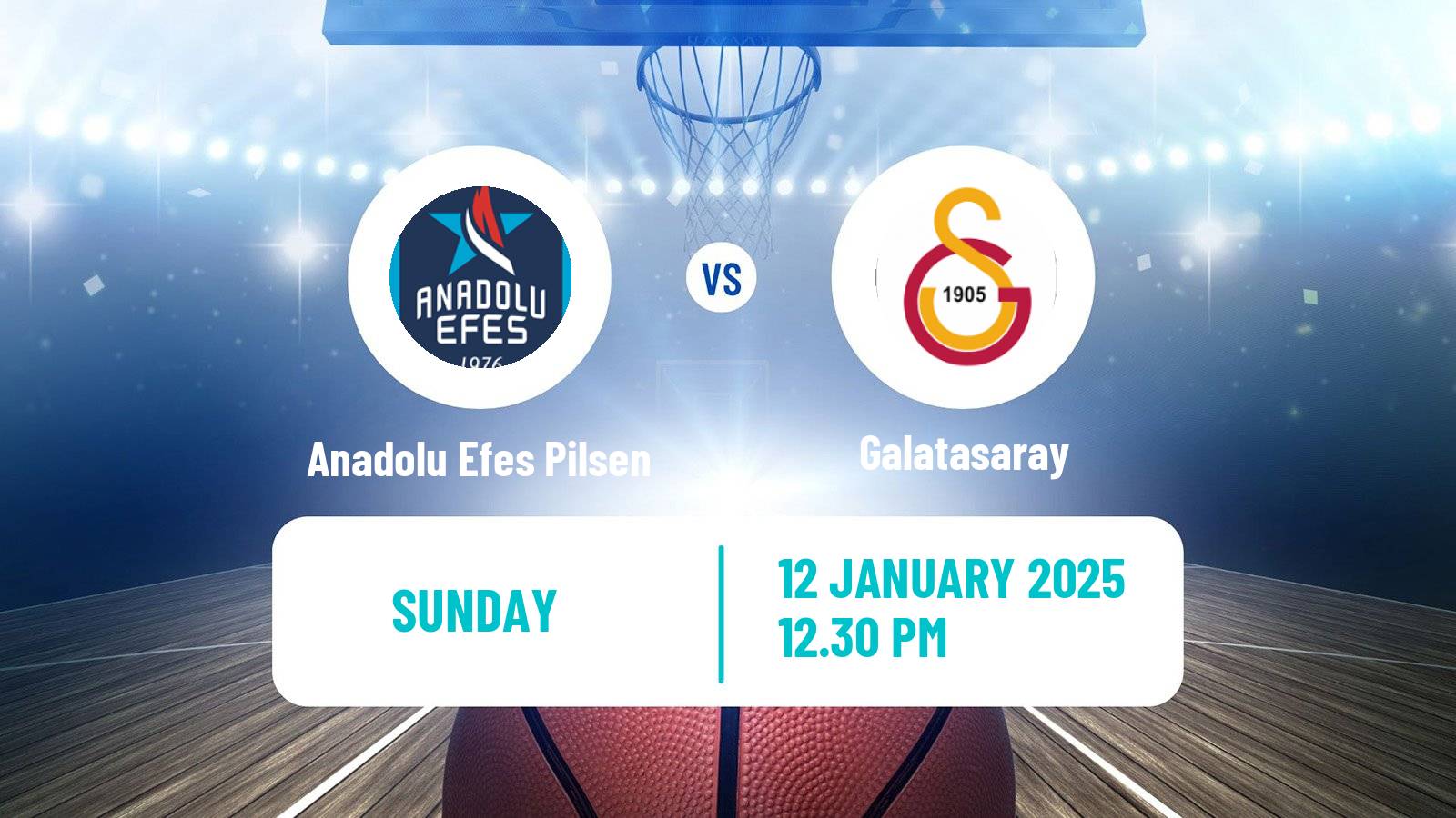 Basketball Turkish Basketball Super Ligi Anadolu Efes Pilsen - Galatasaray