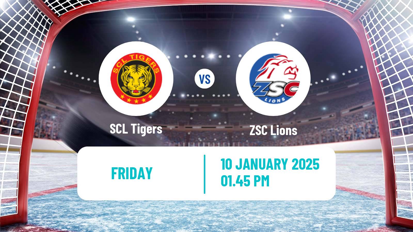 Hockey Swiss National League Hockey SCL Tigers - ZSC Lions