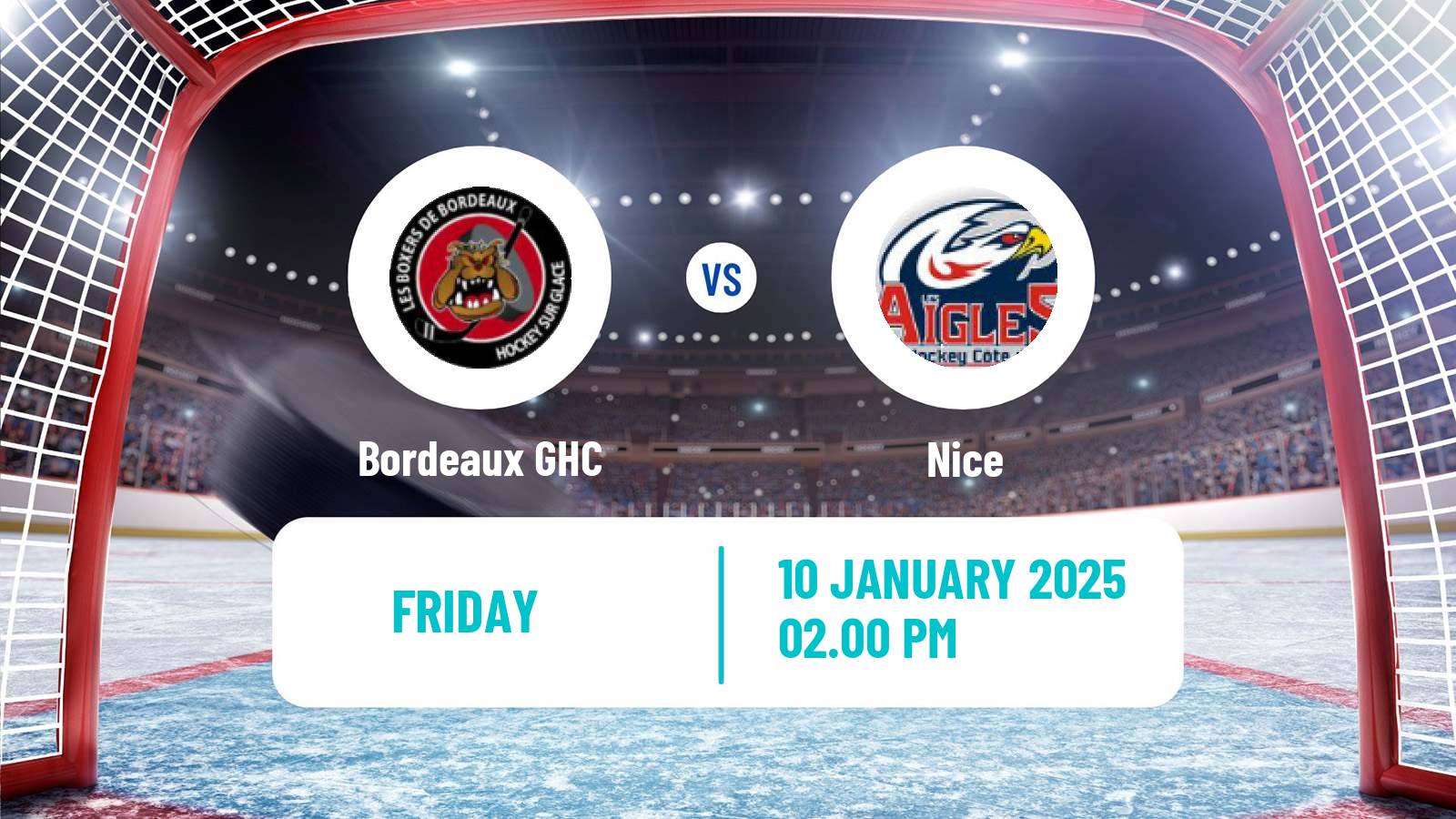 Hockey French Ligue Magnus Bordeaux - Nice