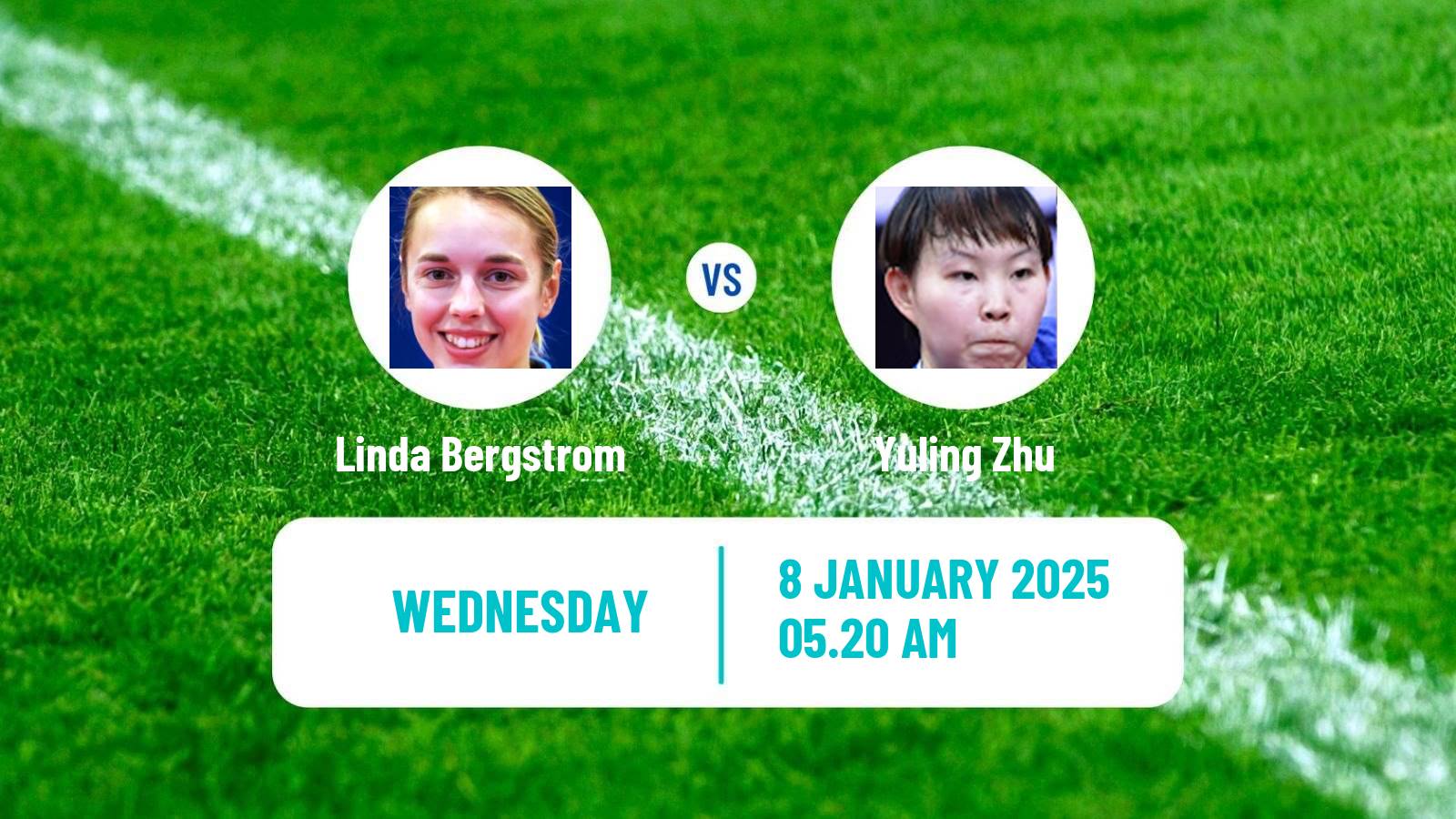 Table tennis Wtt Star Contender Doha Women Linda Bergstrom - Yuling Zhu