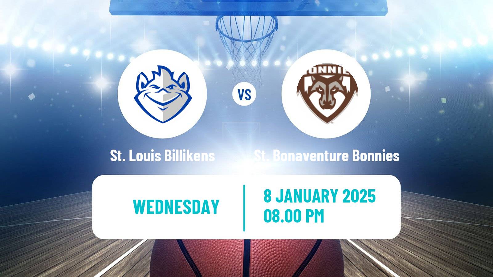 Basketball NCAA College Basketball St. Louis Billikens - St. Bonaventure Bonnies