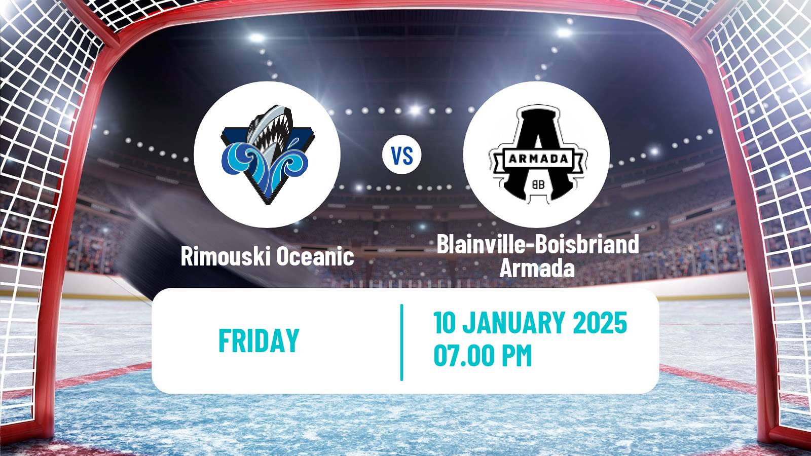 Hockey QMJHL Rimouski Oceanic - Blainville-Boisbriand Armada