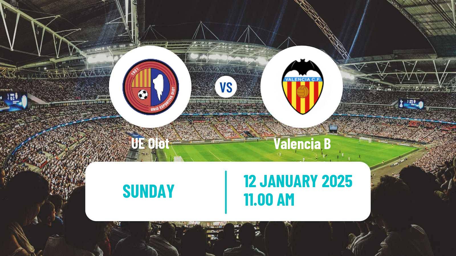 Soccer Spanish Segunda RFEF - Group 3 Olot - Valencia B