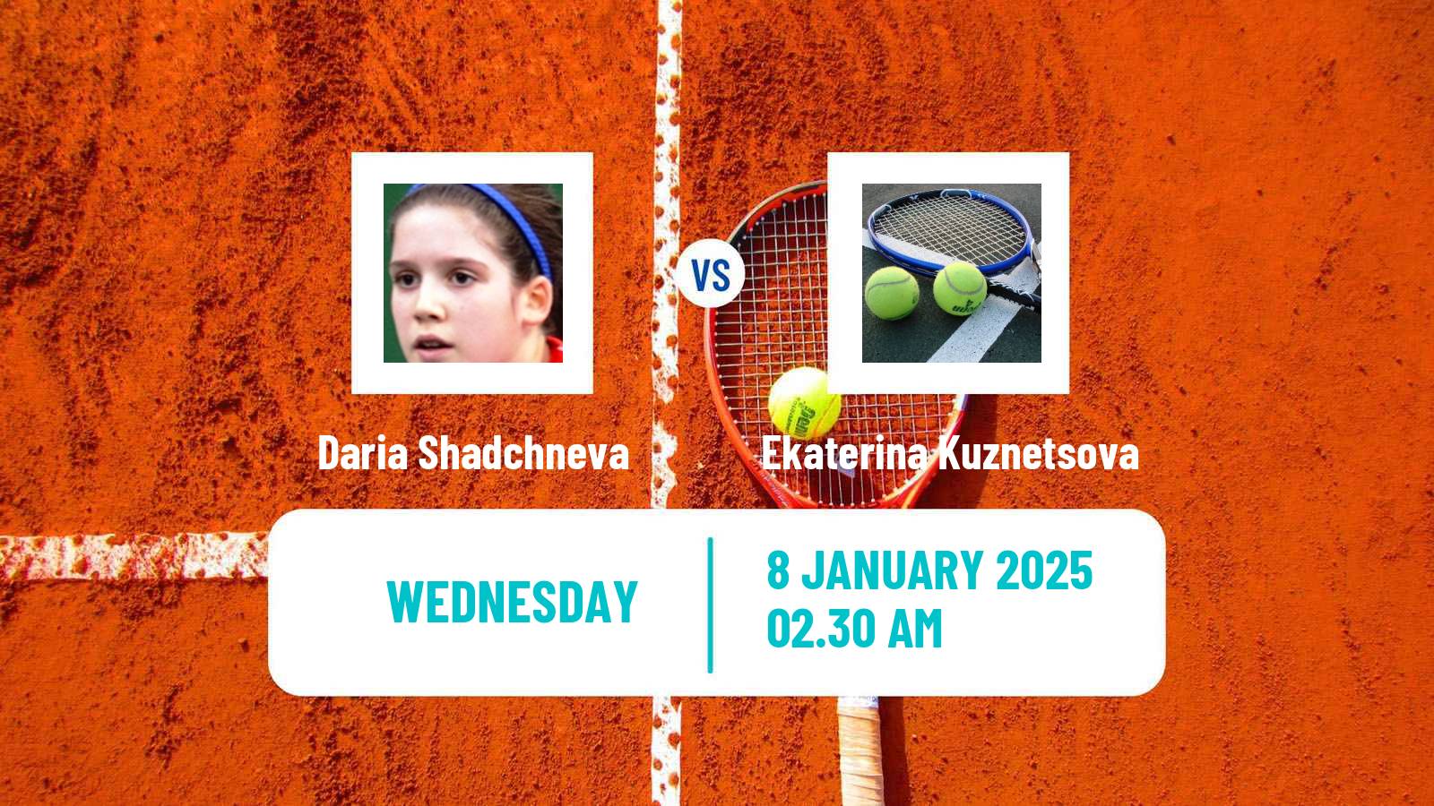 Tennis ITF W15 Antalya Women Daria Shadchneva - Ekaterina Kuznetsova