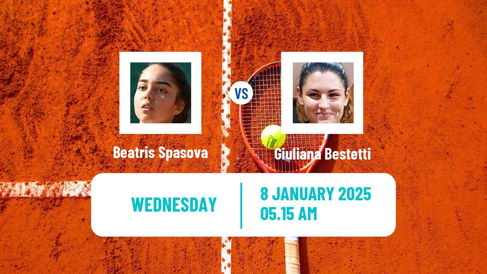 Tennis ITF W15 Antalya Women Beatris Spasova - Giuliana Bestetti