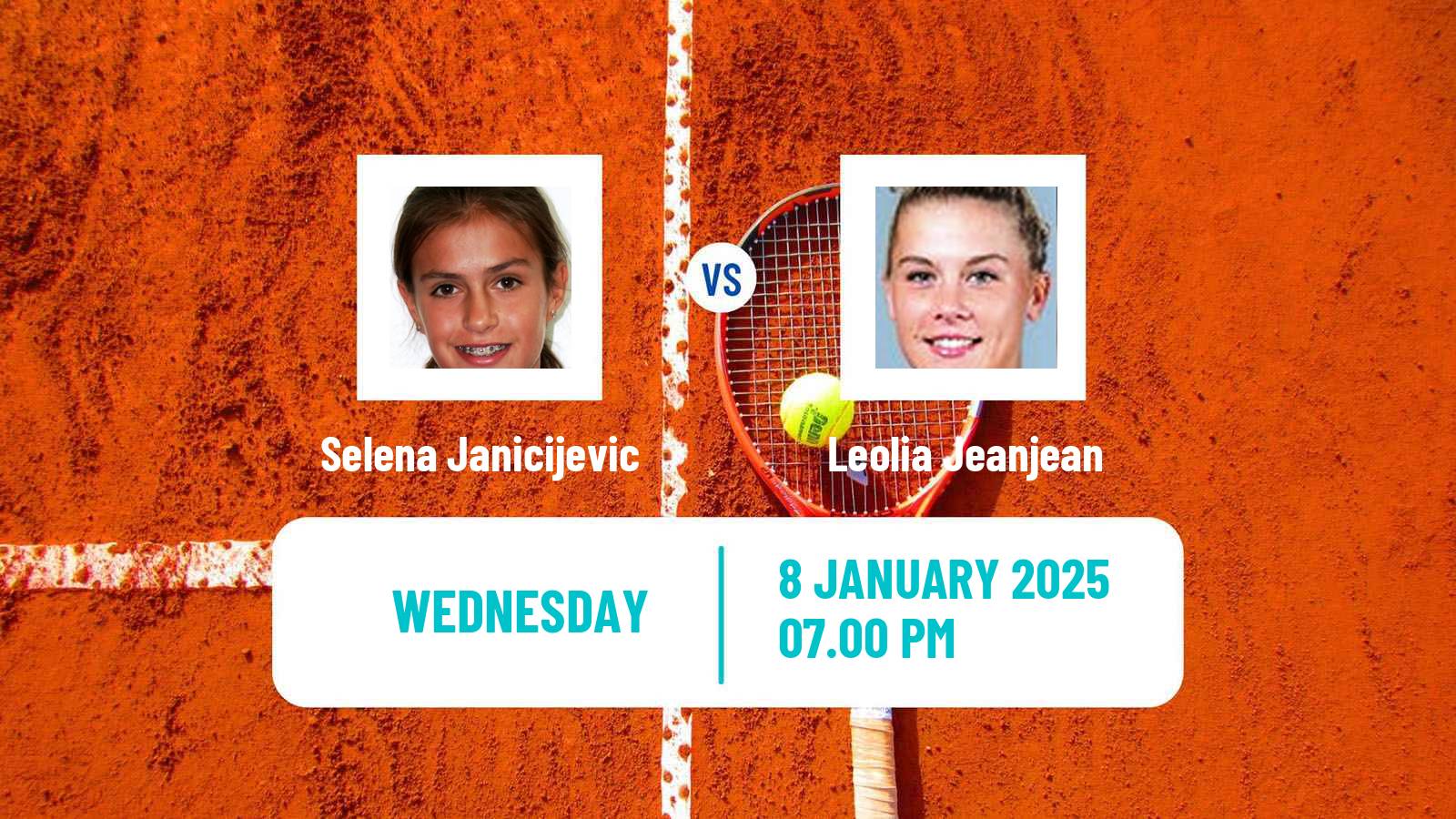 Tennis WTA Australian Open Selena Janicijevic - Leolia Jeanjean