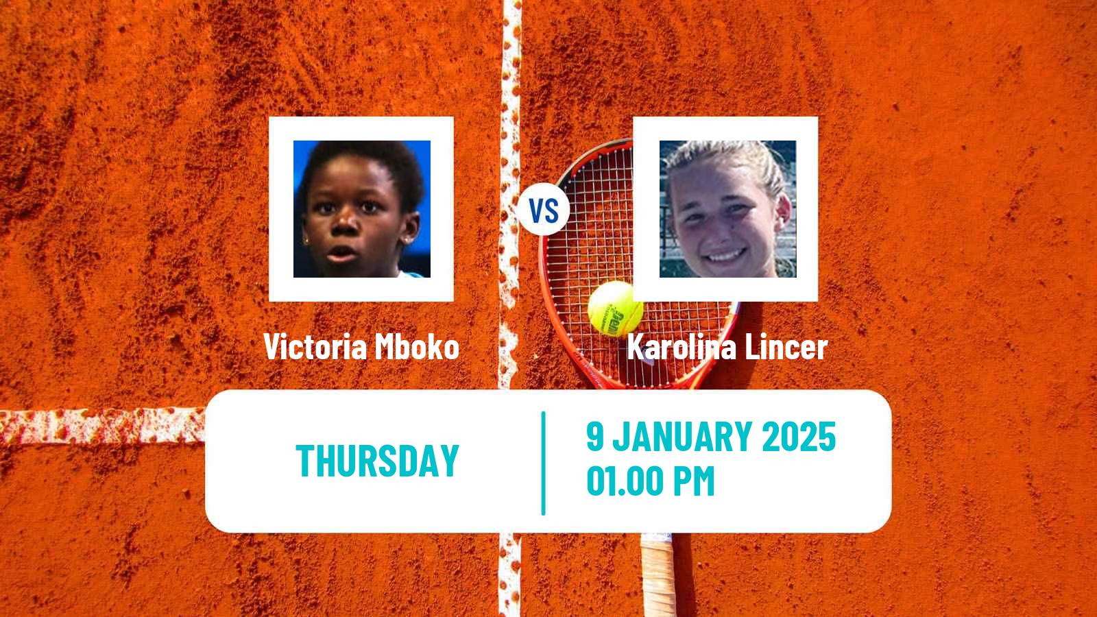 Tennis ITF W35 Le Lamentin Women Victoria Mboko - Karolina Lincer