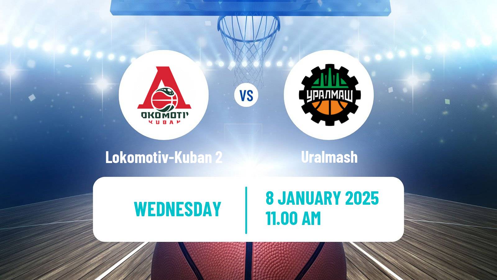 Basketball Russian Cup Basketball Lokomotiv-Kuban 2 - Uralmash