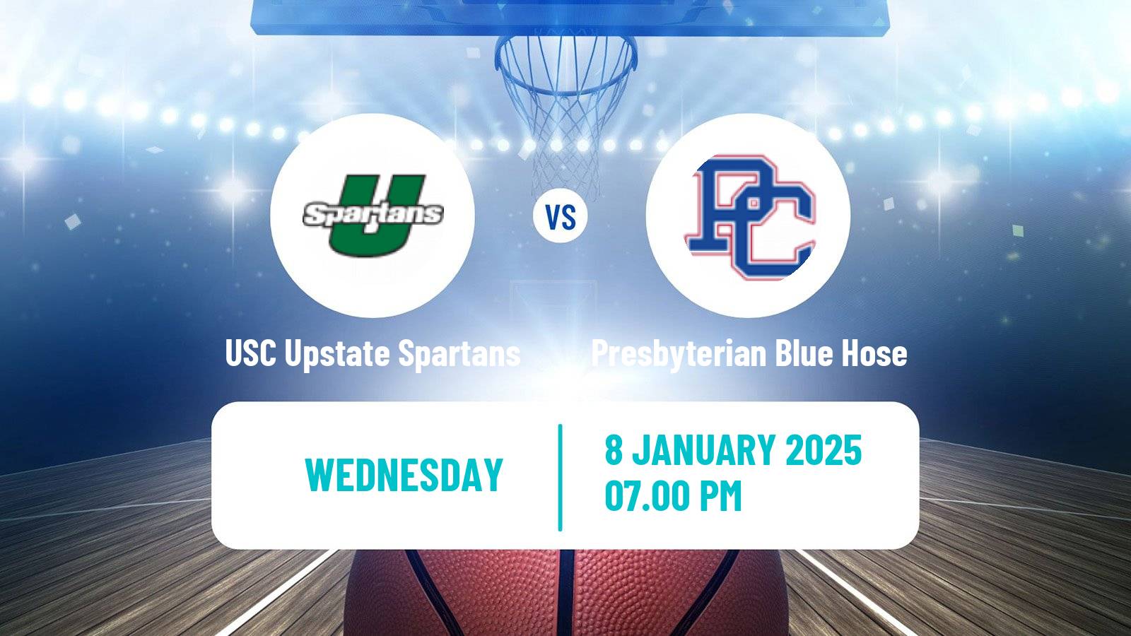 Basketball NCAA College Basketball USC Upstate Spartans - Presbyterian Blue Hose