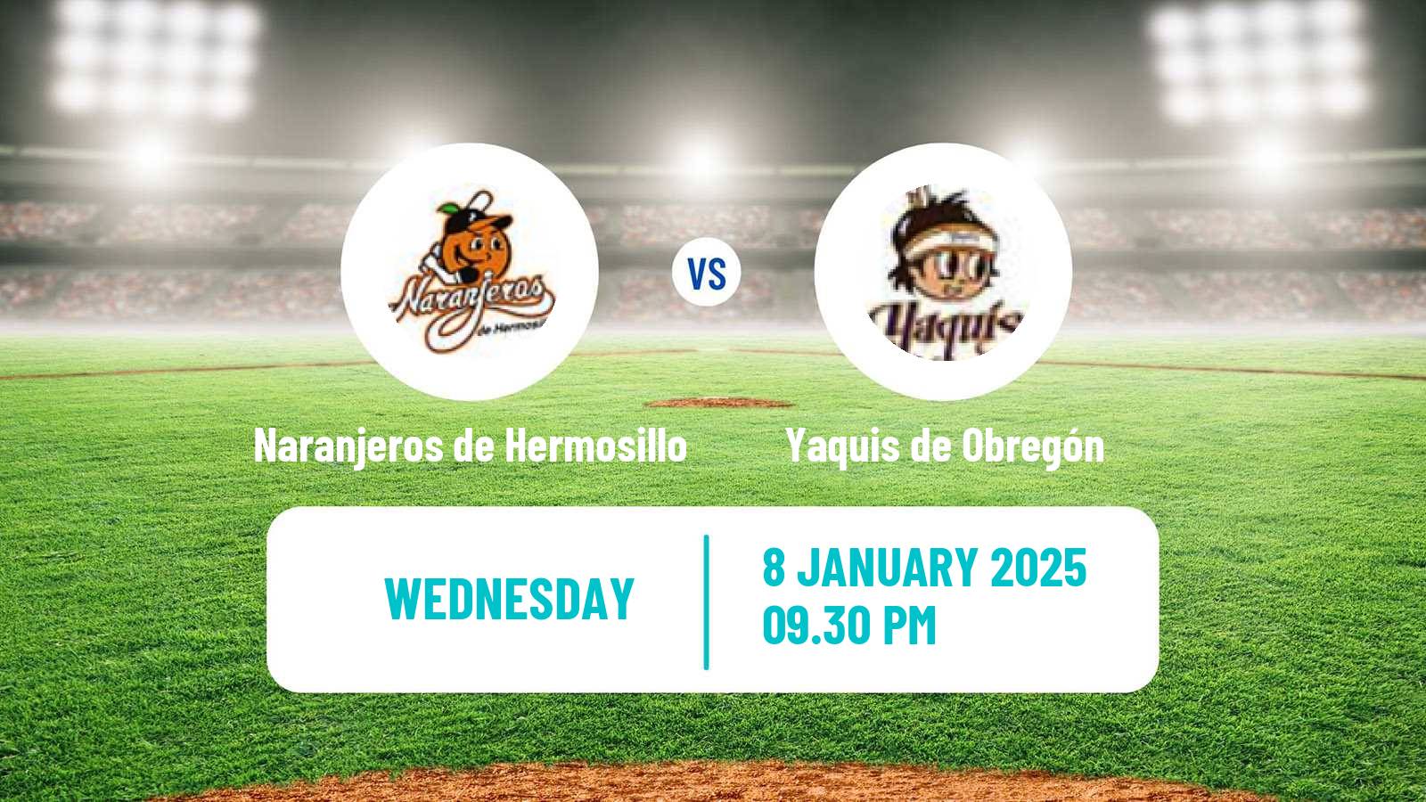 Baseball LMP Naranjeros de Hermosillo - Yaquis de Obregón