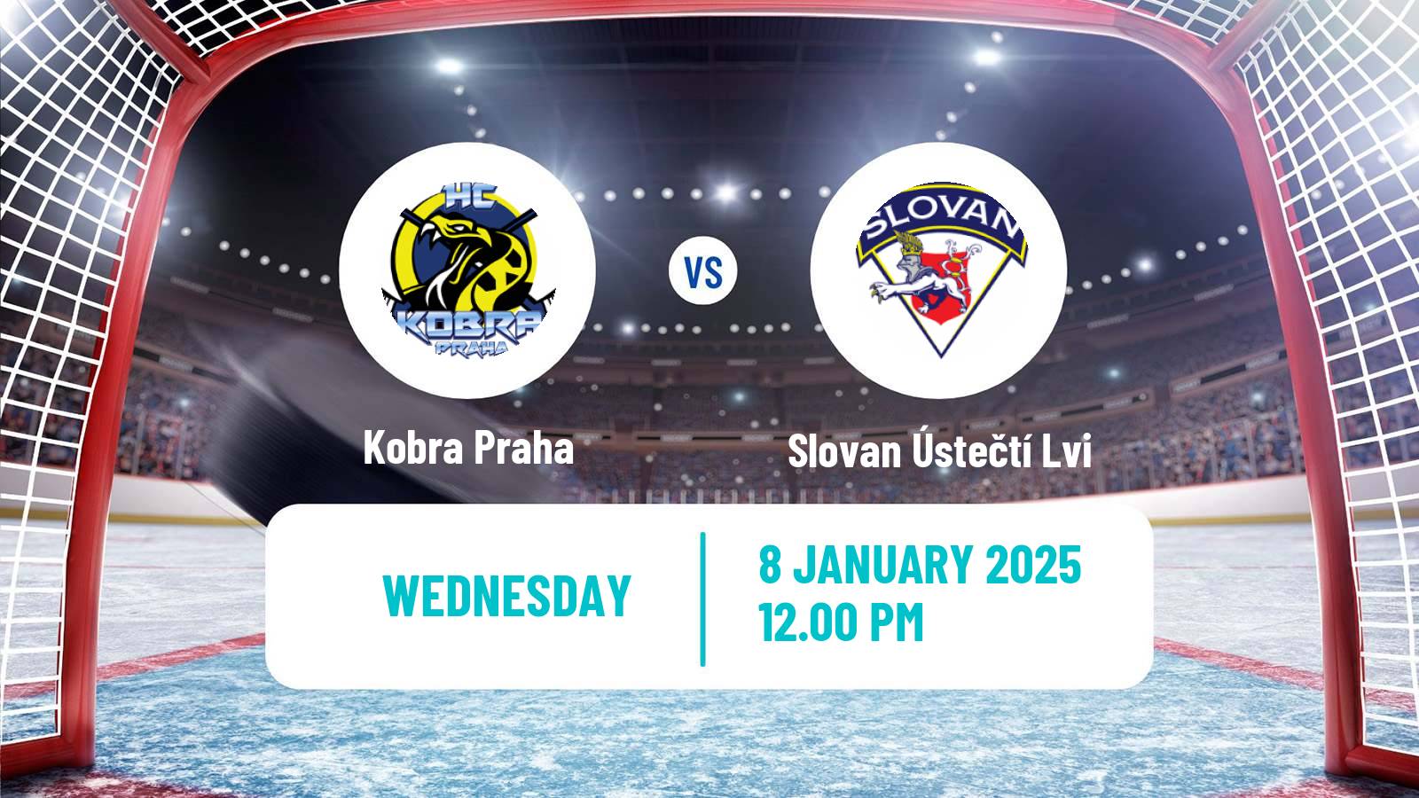 Hockey Czech 2 Liga Hockey West Kobra Praha - Slovan Ústečtí Lvi