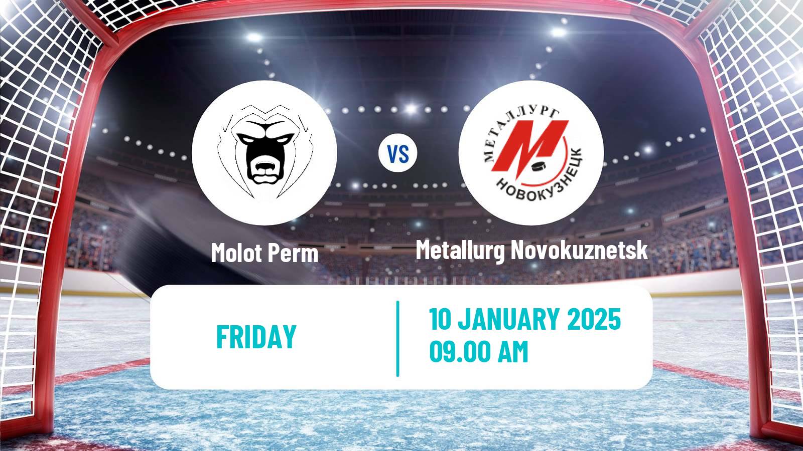 Hockey VHL Molot Perm - Metallurg Novokuznetsk