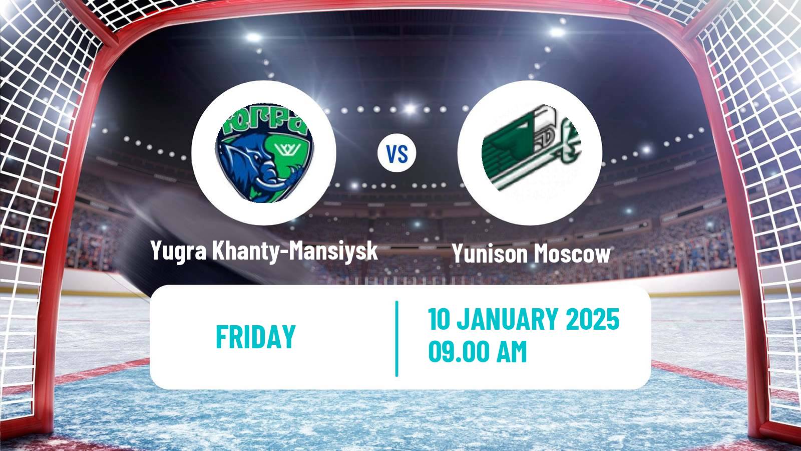 Hockey VHL Yugra Khanty-Mansiysk - Yunison Moscow