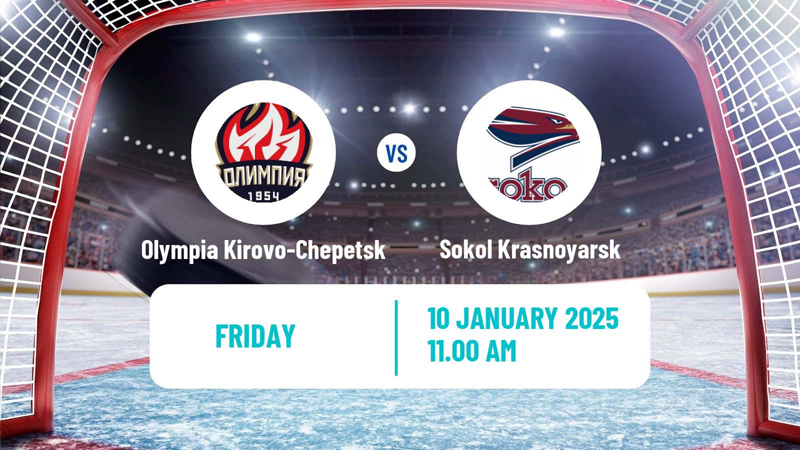 Hockey VHL Olympia Kirovo-Chepetsk - Sokol Krasnoyarsk