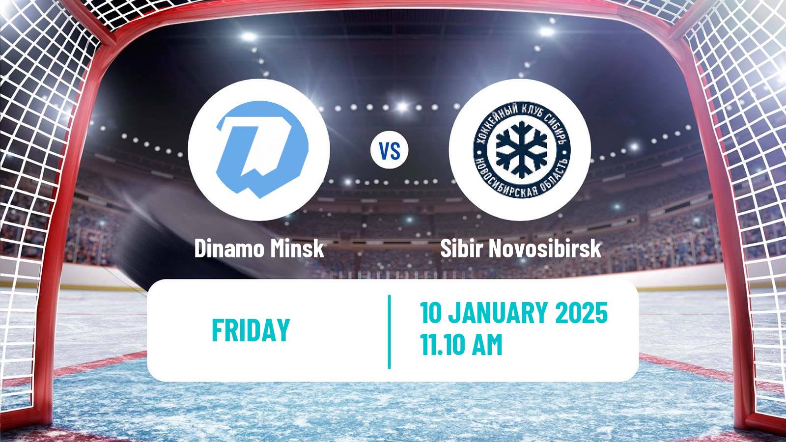 Hockey KHL Dinamo Minsk - Sibir Novosibirsk