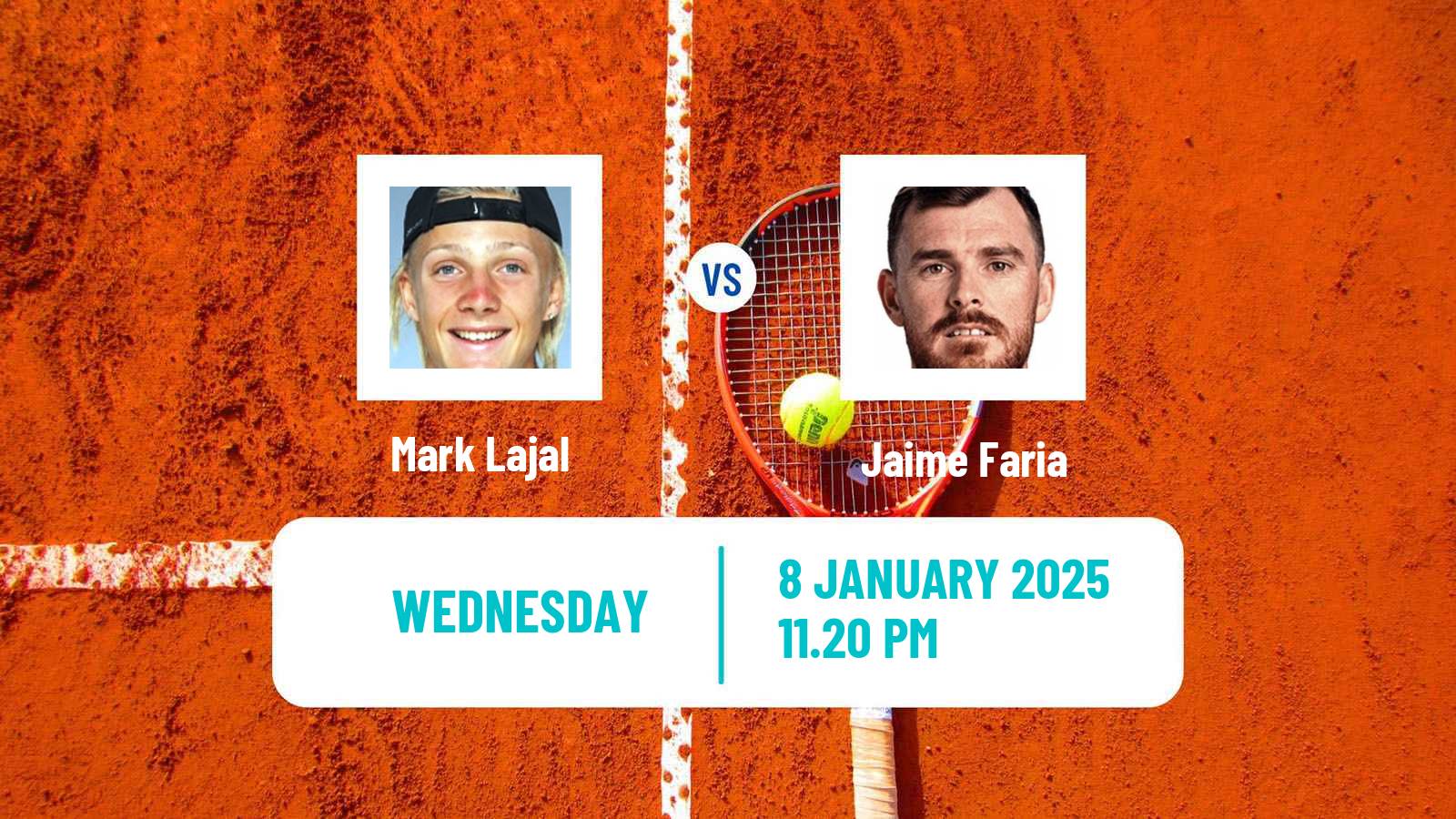 Tennis ATP Australian Open Mark Lajal - Jaime Faria