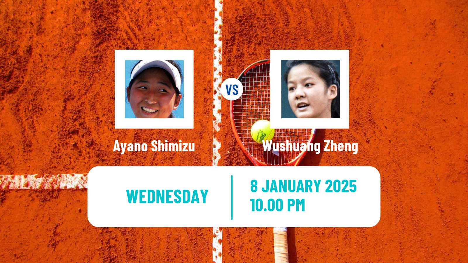 Tennis ITF W75 Nonthaburi 2 Women Ayano Shimizu - Wushuang Zheng