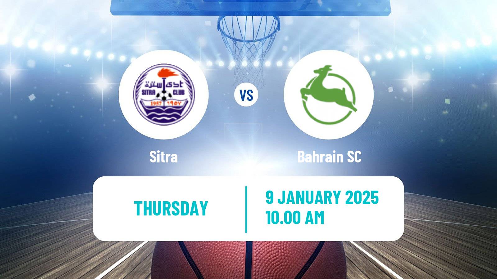 Basketball Bahraini Premier League Basketball Sitra - Bahrain SC