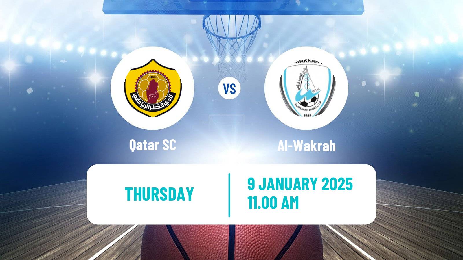 Basketball Qatar Basketball League Qatar SC - Al-Wakrah