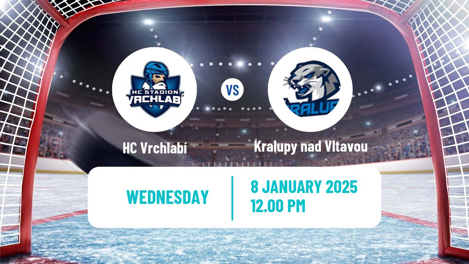 Hockey Czech 2 Liga Hockey West Vrchlabí - Kralupy nad Vltavou