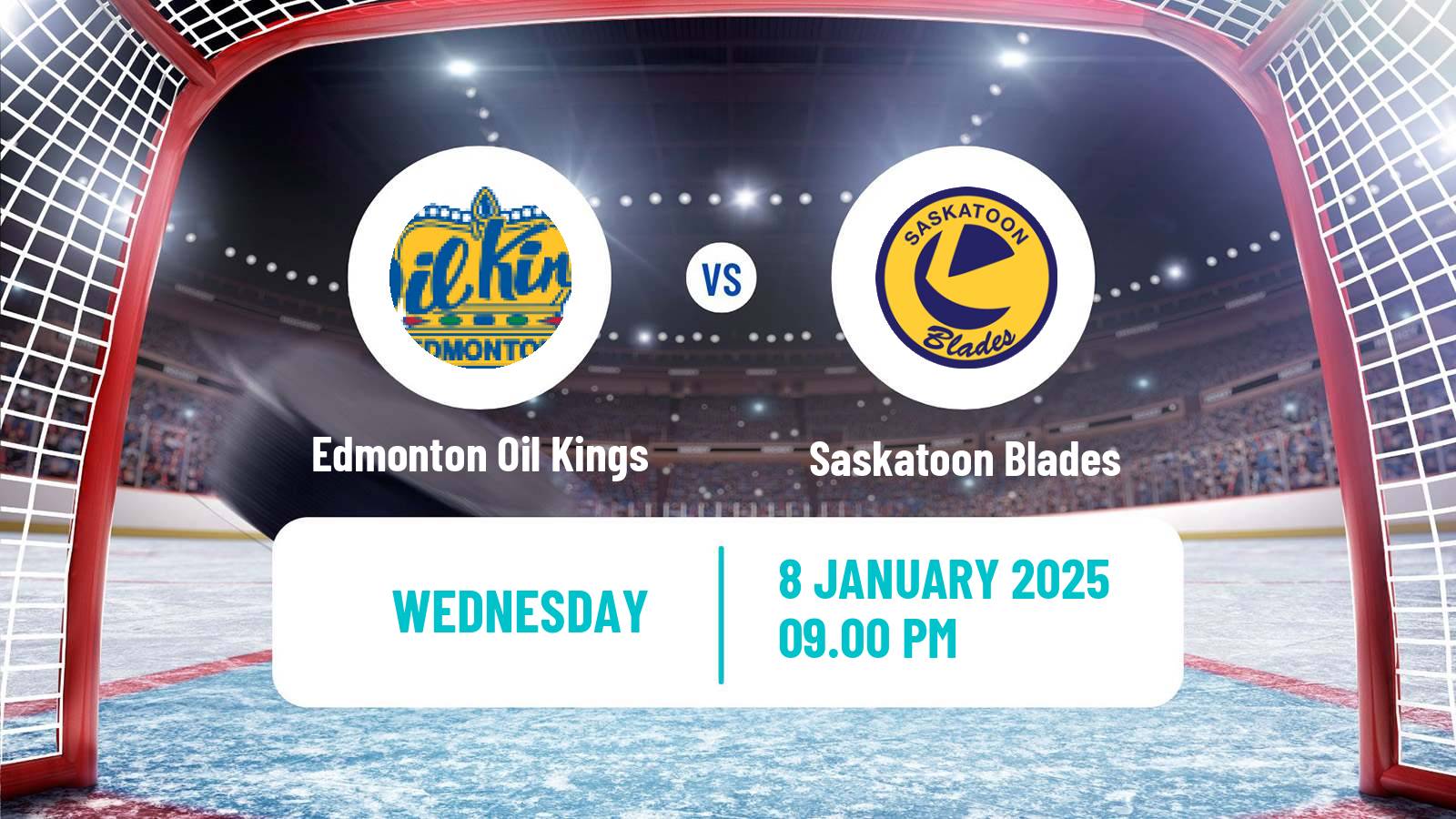 Hockey WHL Edmonton Oil Kings - Saskatoon Blades