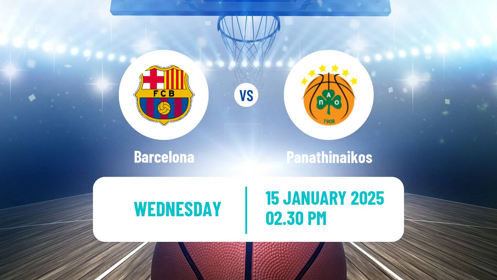 Basketball Euroleague Barcelona - Panathinaikos