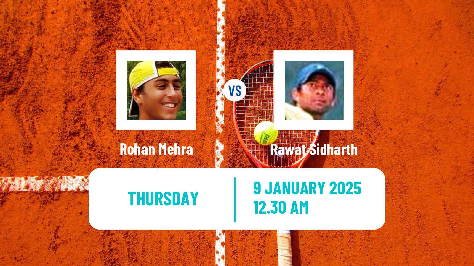 Tennis ITF M25 Bhopal Men Rohan Mehra - Rawat Sidharth