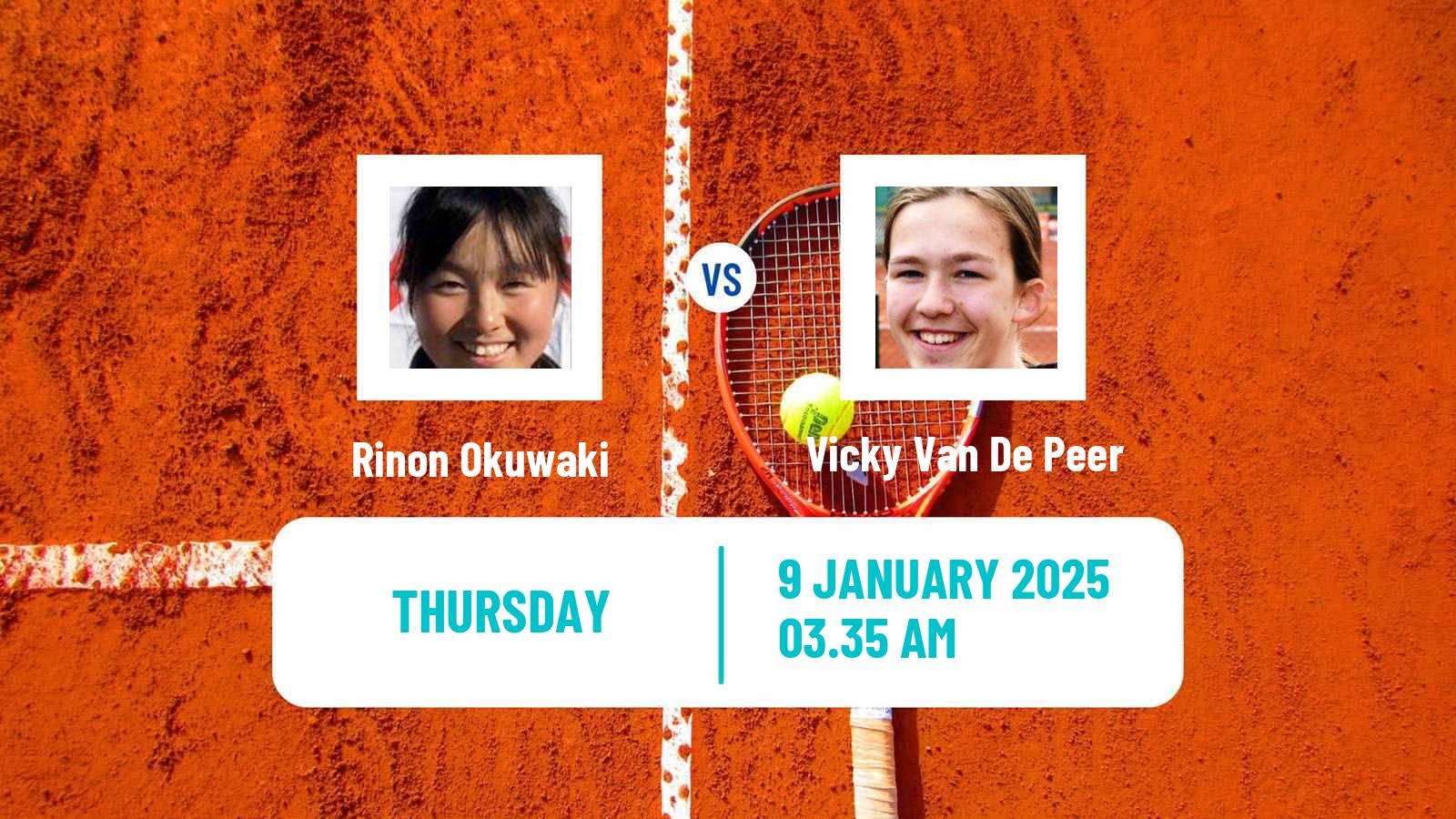 Tennis ITF W35 Nairobi 2 Women Rinon Okuwaki - Vicky Van De Peer