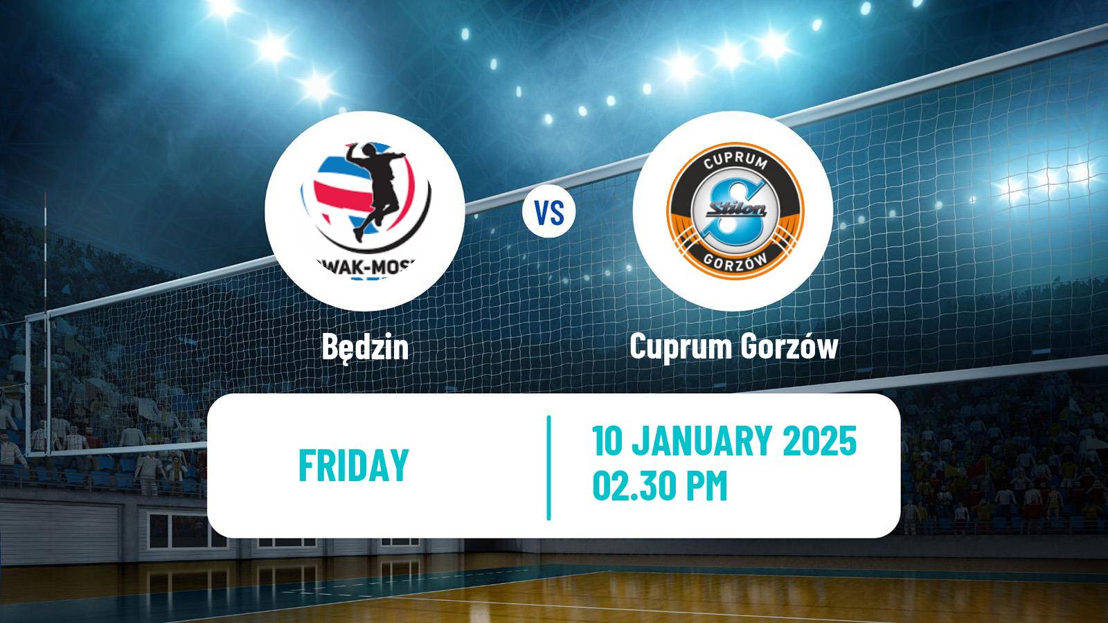 Volleyball Polish PlusLiga Będzin - Cuprum Gorzów