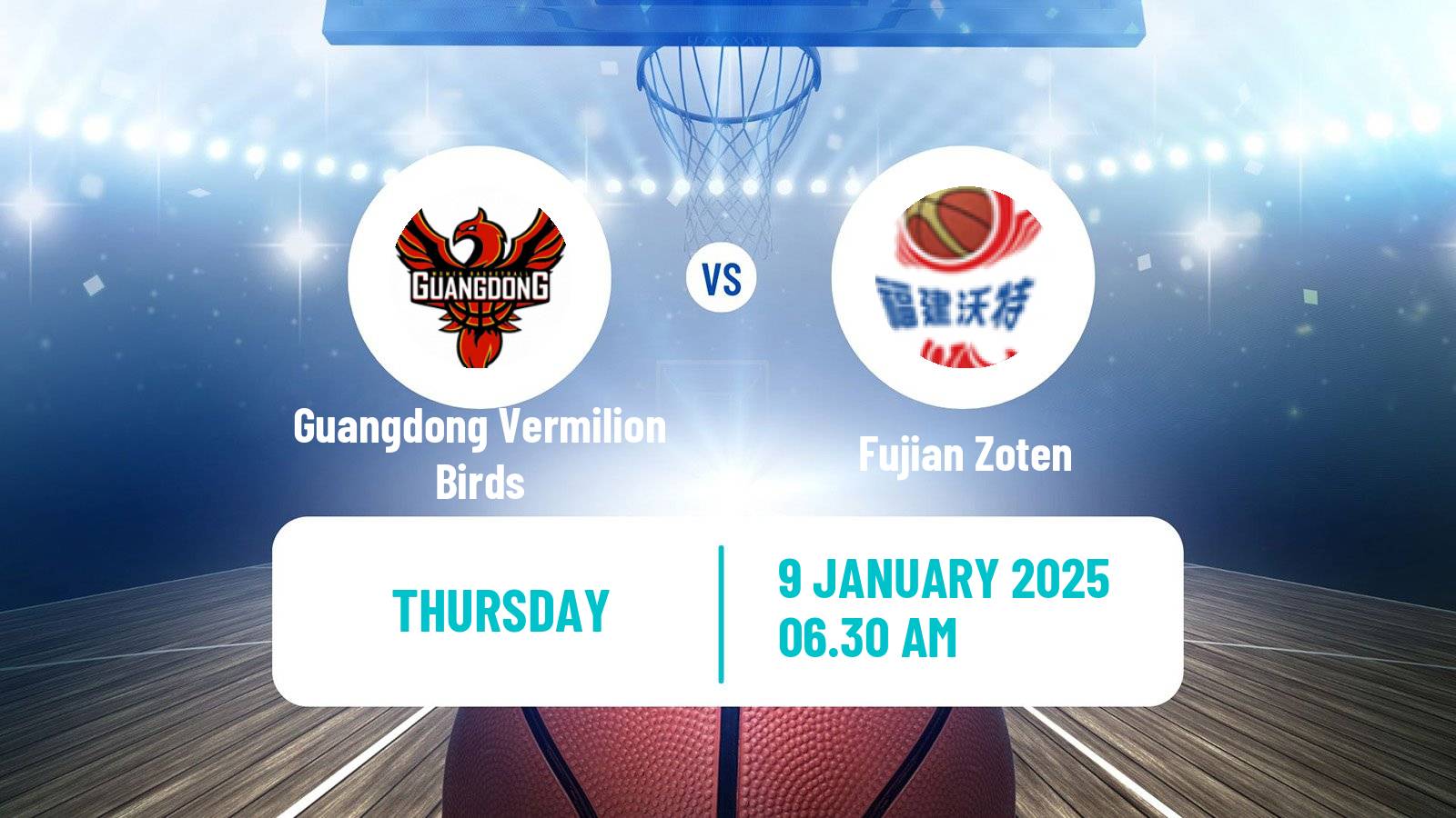 Basketball WCBA Guangdong Vermilion Birds - Fujian Zoten