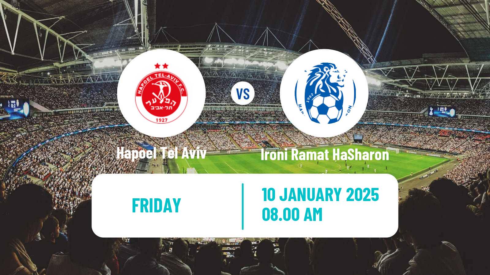 Soccer Israeli Liga Leumit Hapoel Tel Aviv - Ironi Ramat HaSharon