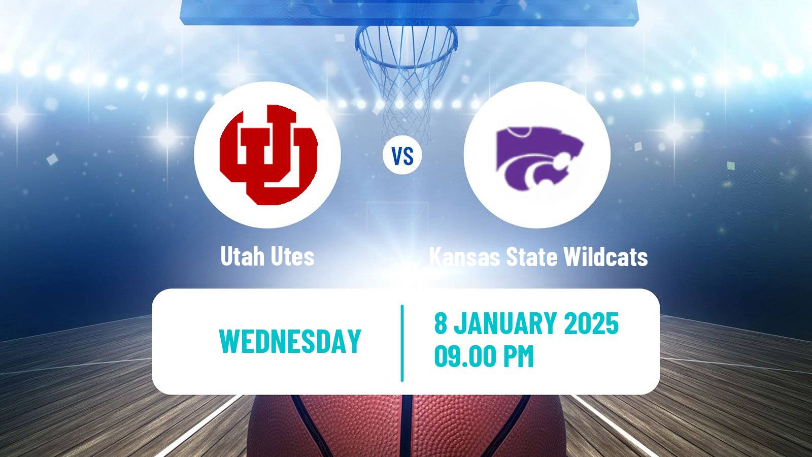 Basketball NCAA College Basketball Women Utah Utes - Kansas State Wildcats