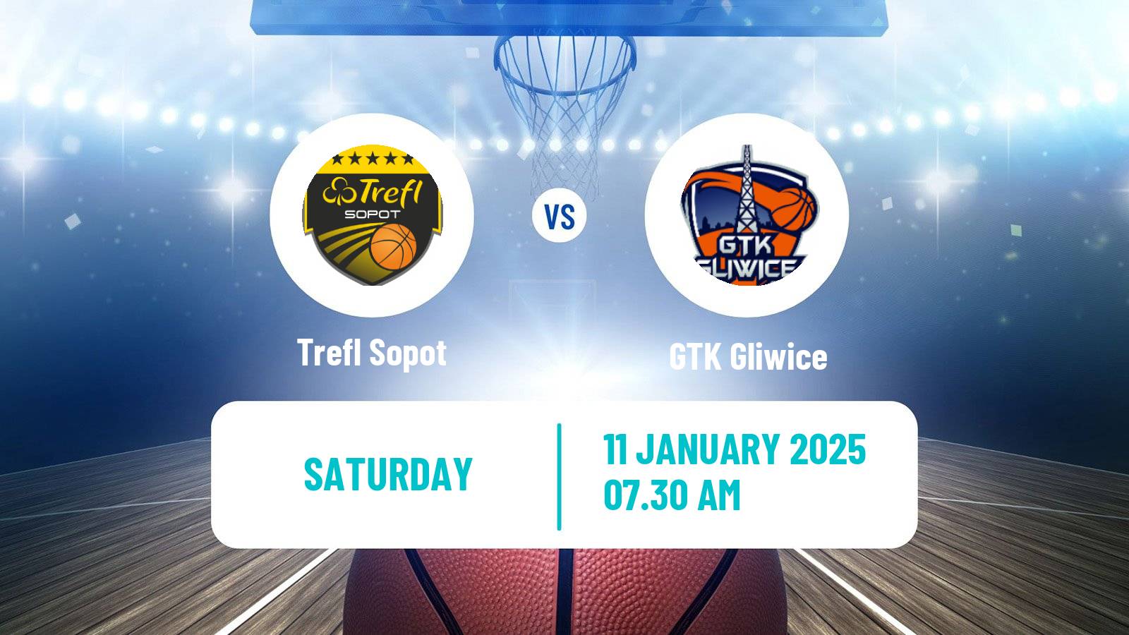 Basketball Polish Basket Liga Trefl Sopot - GTK Gliwice