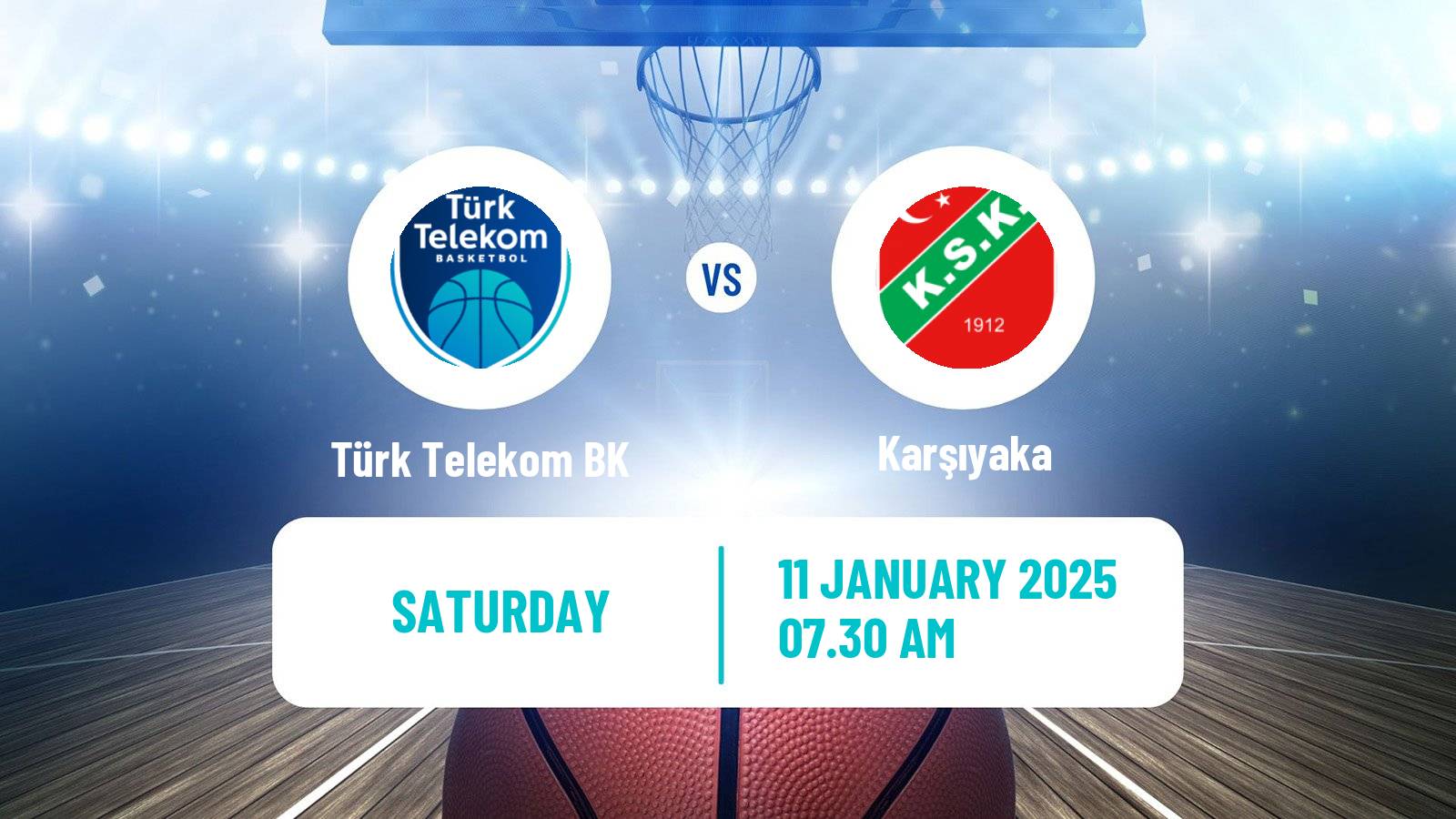 Basketball Turkish Basketball Super Ligi Türk Telekom BK - Karşıyaka