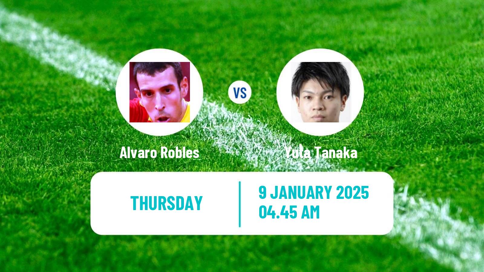 Table tennis Wtt Star Contender Doha Men Alvaro Robles - Yuta Tanaka