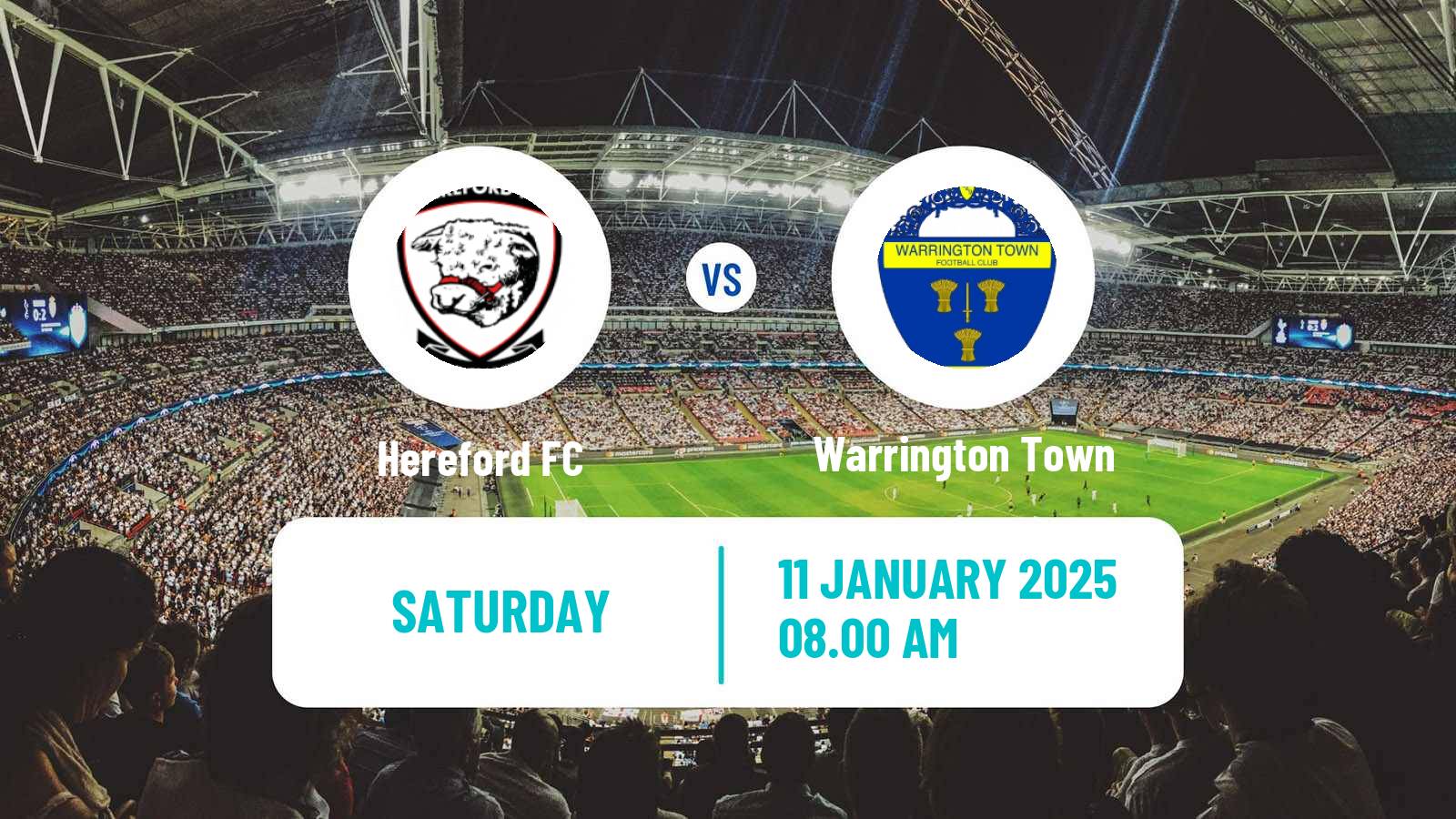 Soccer English National League North Hereford - Warrington Town